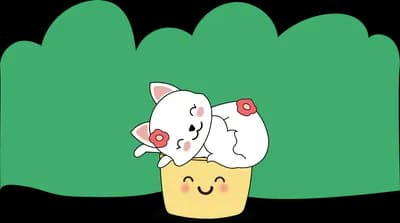 Mice peeking from behind a green hedge with a heart