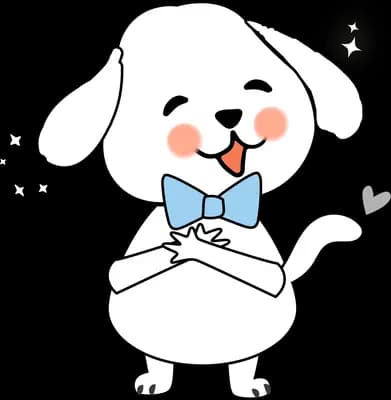 Dog in a bow tie standing on hind legs