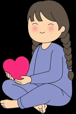 Holding love in her hands