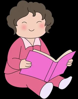 Reading quietly