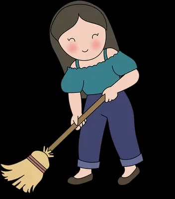 Sweeping up