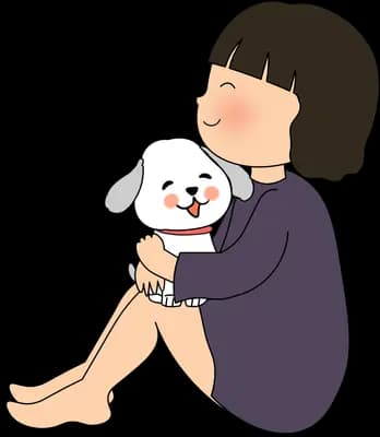 Comforted by a pet