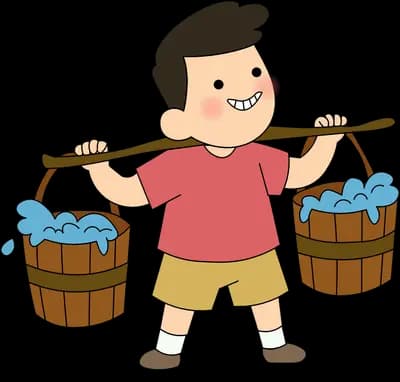 Fetching water