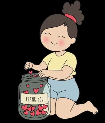 Collecting things to be thankful for