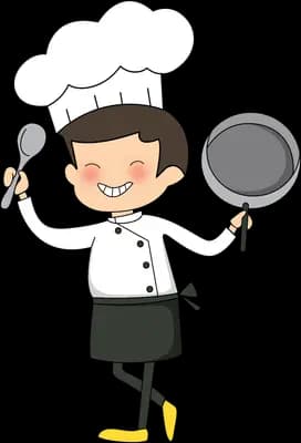 A young chef at work