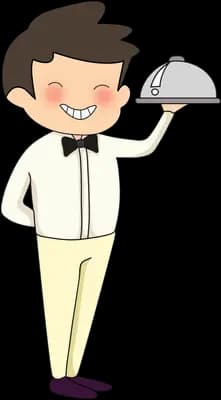 Presenting a dish
