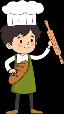 A baker at work