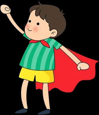 Playing at being a superhero