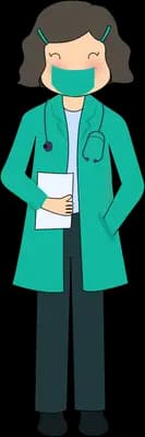 A nurse on duty