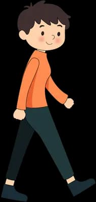Walking along