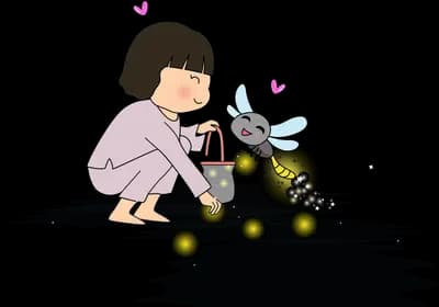 Girl crouching to play with a small toy vehicle