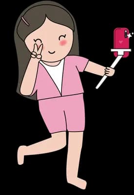 Woman on the phone holding a drink