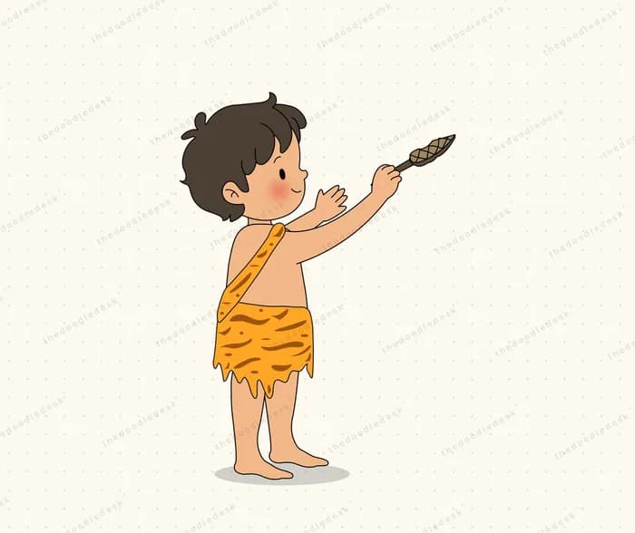 Playing at being a caveman
