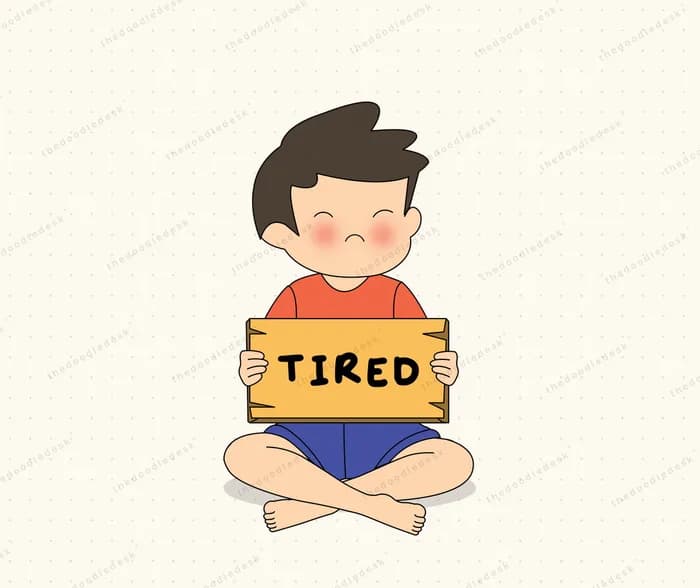 Admitting to being worn out