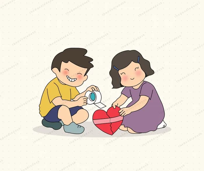 Mending a broken heart together