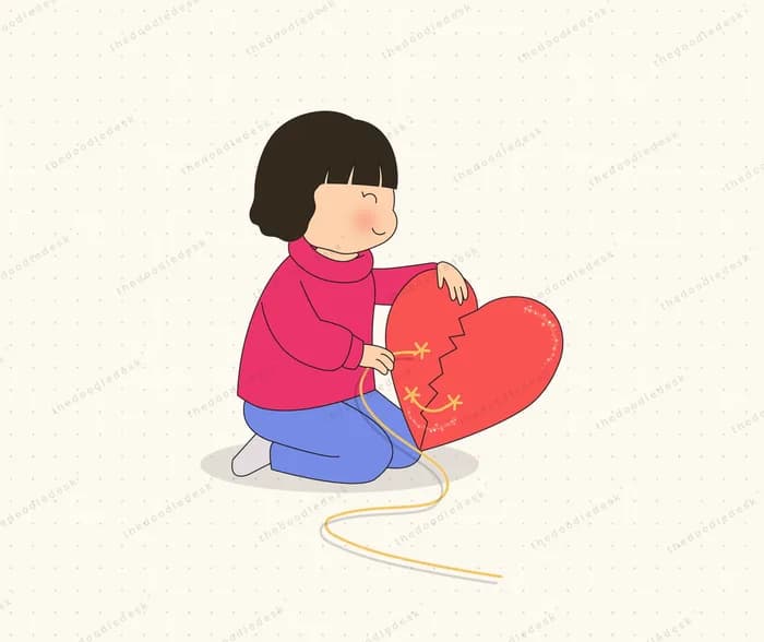 Stitching a heart back together