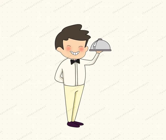 Presenting a dish