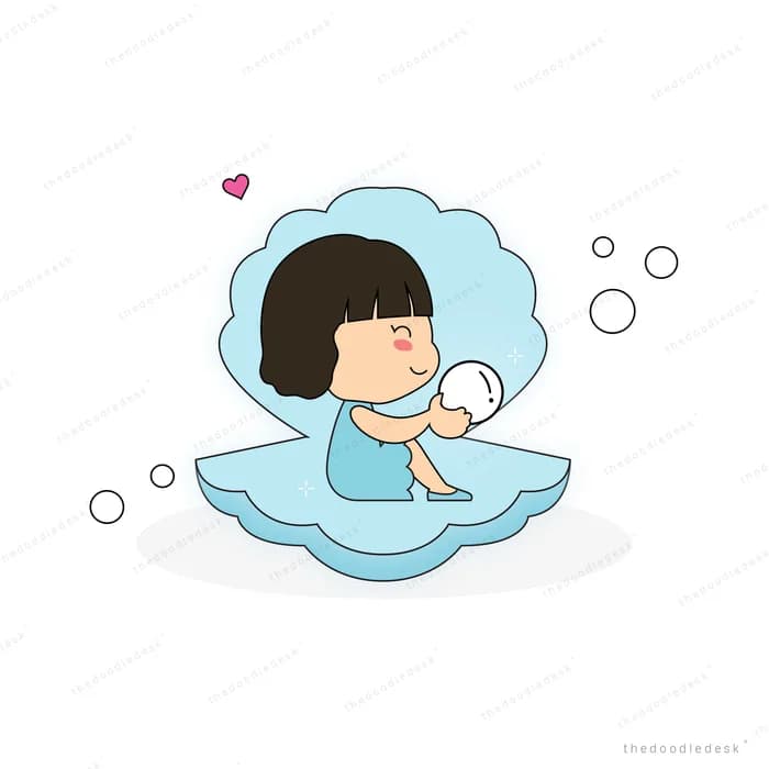 Girl bathing in a small tub of bubbles