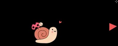 Snail crossing a dotted line toward a red flag