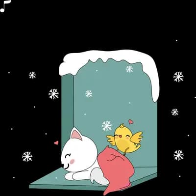Cats resting beside a teal curtained window