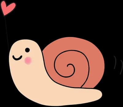 Snail with a small companion on its shell