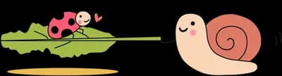 Snail and turtle facing each other on plain ground