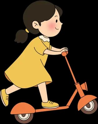 Scooting outdoors