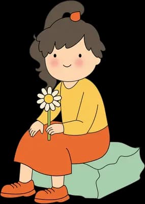 A quiet moment with a flower