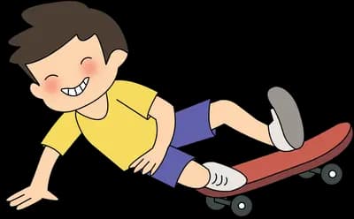 Taking a tumble and laughing