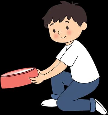 Setting down a container