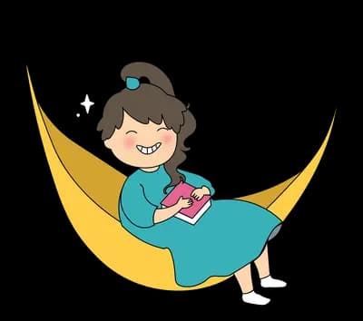 Relaxing in a hammock