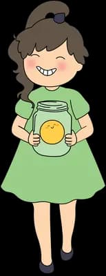 Holding a jar of light
