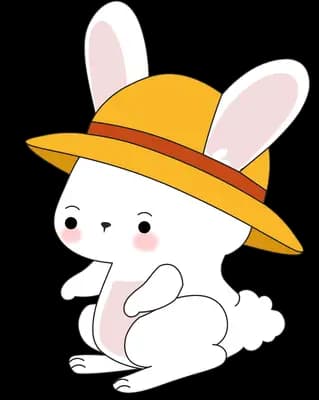 An animal dressed for summer