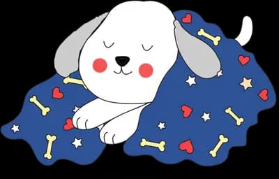 A pet asleep