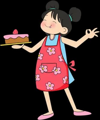 Serving a slice of cake