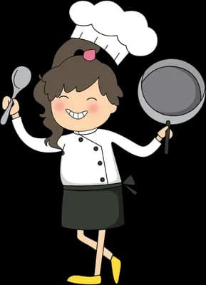 A young chef at work