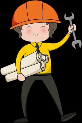 An engineer on site
