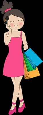 Shopping and chatting