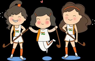 Three women standing together in a row with medals