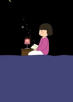 Two children at a dark counter with an orb
