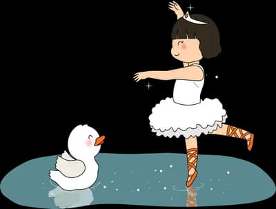 Girl in a white dress leaping over a small blue puddle