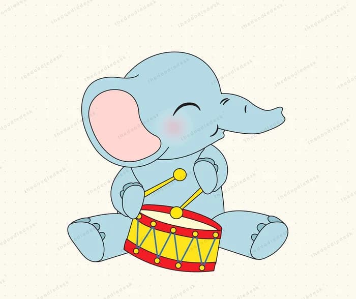 An animal making music