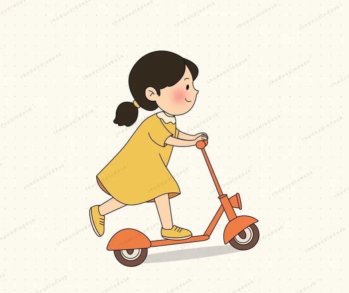 Scooting outdoors
