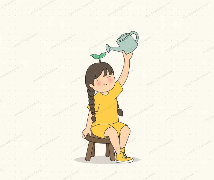 Nurturing her own growth