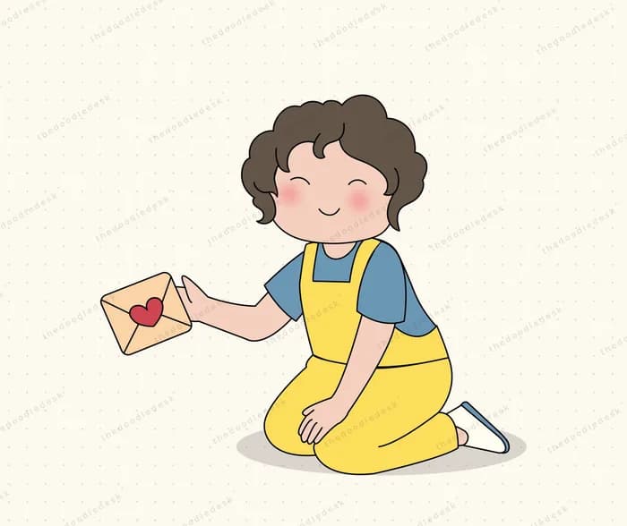 Sending a heartfelt letter