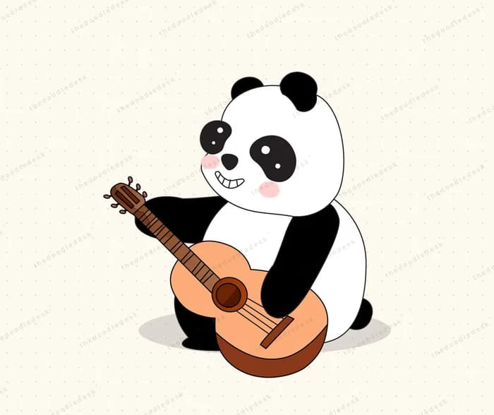 An animal making music