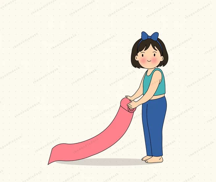 Unrolling a ribbon