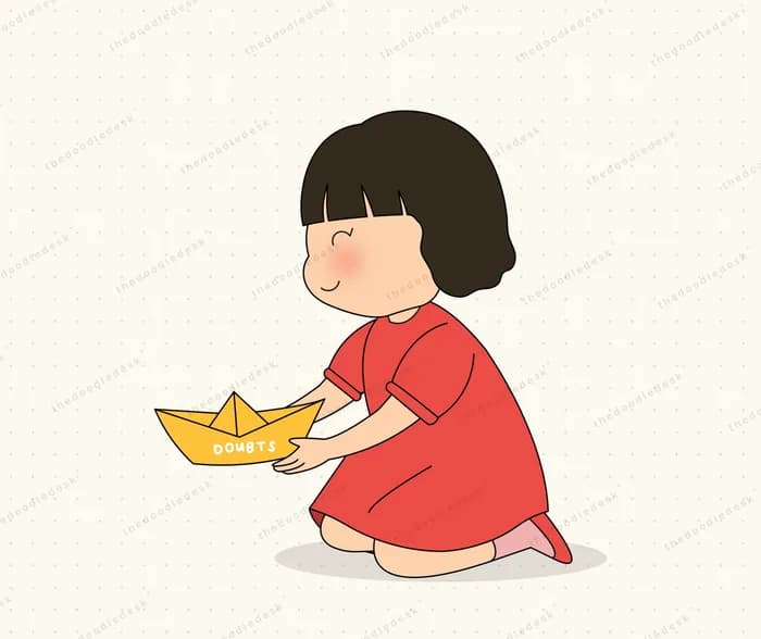 Launching a paper boat
