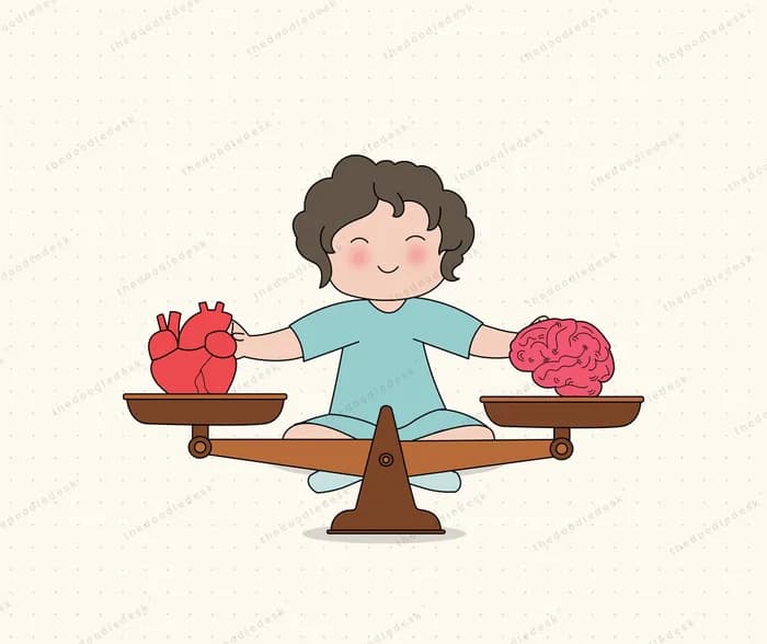 Weighing heart against head