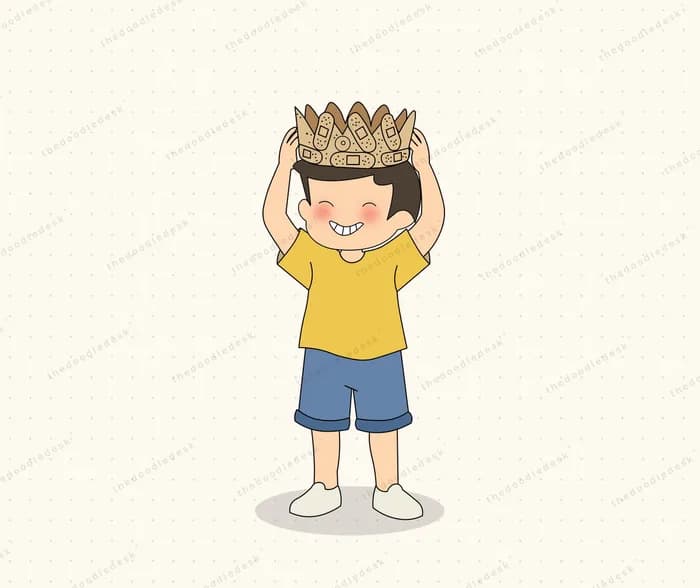 Crowning himself